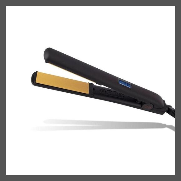 CHI -Tourmaline Ceramic Flat Iron 1" – Black Black